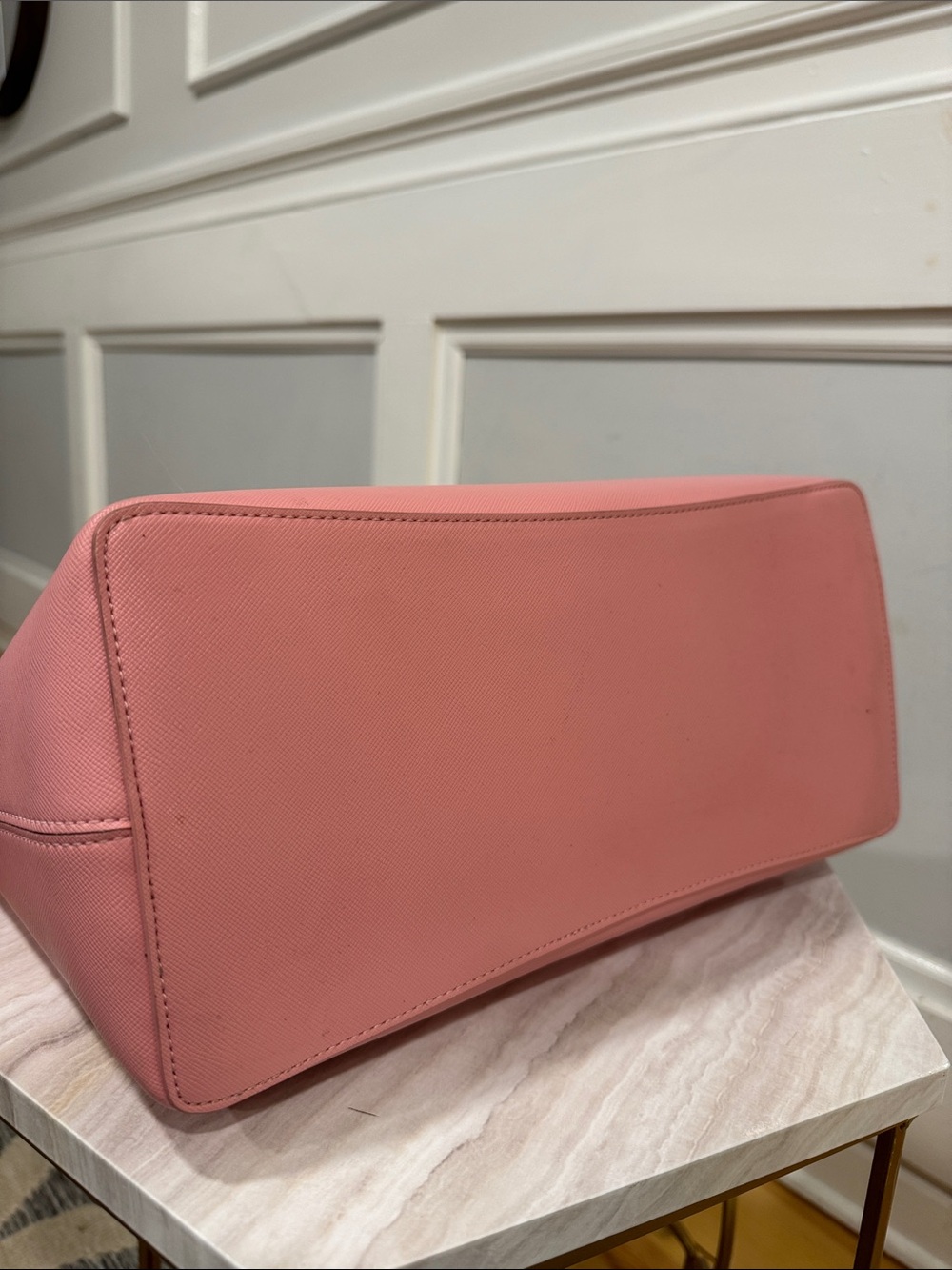Kate Spade New York Bag Flash Glitter Pink Large Glitter-Trim Tote - Picture 11 of 17